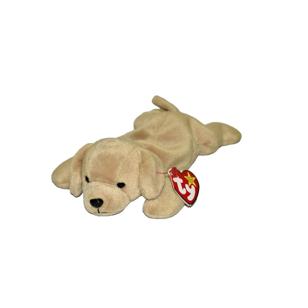 VTG Ty Beanie Baby Fetch Golden Retriever Dog Plush 1998 W Tag DOB Feb 4 1997